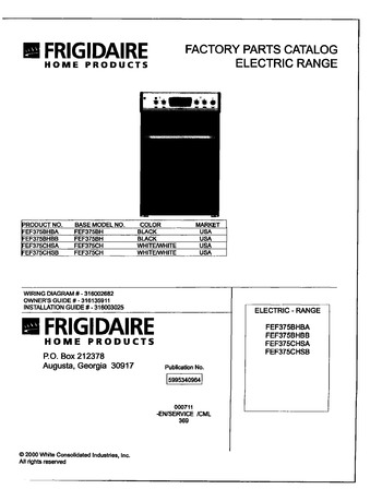 Diagram for FEF375BHBB