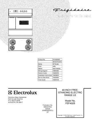 Diagram for FEF402BWD