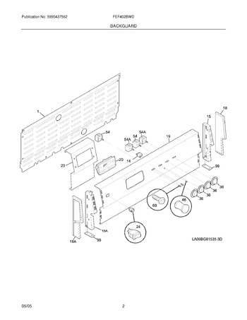 Diagram for FEF402BWD