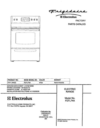 Diagram for FEFL74ASE