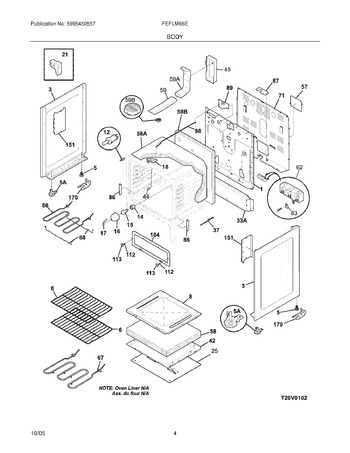 Diagram for FEFLM66ESA