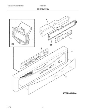 Diagram for FFBD2403LW0A