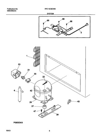 Diagram for FFC13C6CW0