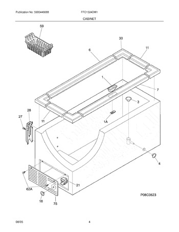 Diagram for FFC1524DW1