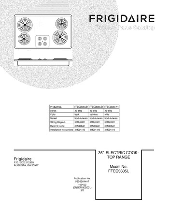 Diagram for FFEC3605LW1