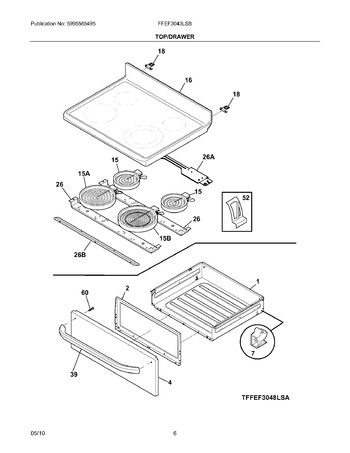 Diagram for FFEF3043LSB