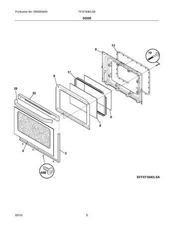 Diagram for FFEF3043LSB