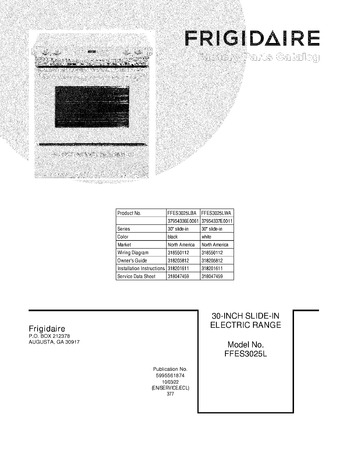 Diagram for FFES3025LBA