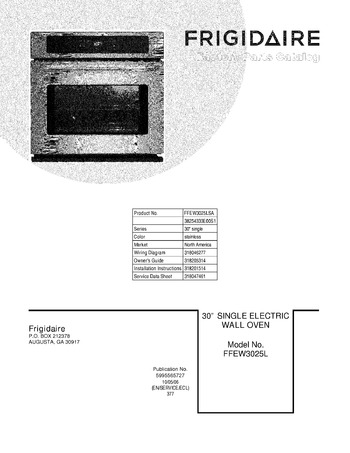 Diagram for FFEW3025LSA