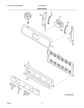 Diagram for FFGF3049LSB