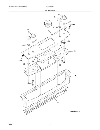 Diagram for FFGS3025LWA