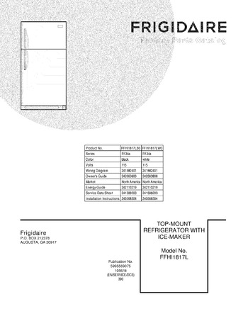 Diagram for FFHI1817LW0