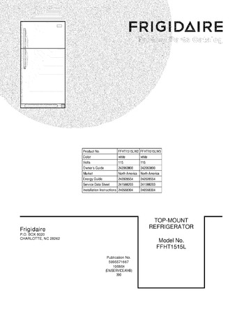 Diagram for FFHT1515LW2