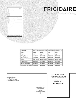 Diagram for FFHT1713LQ2