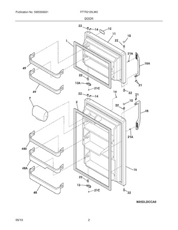 Diagram for FFTR2126LW2