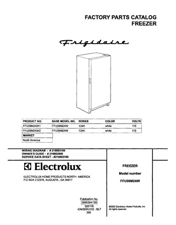 Diagram for FFU09M2AW