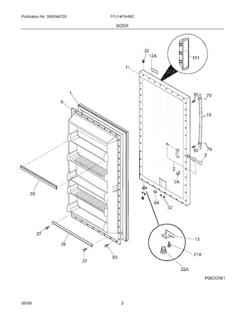 Diagram for FFU14F5HWC