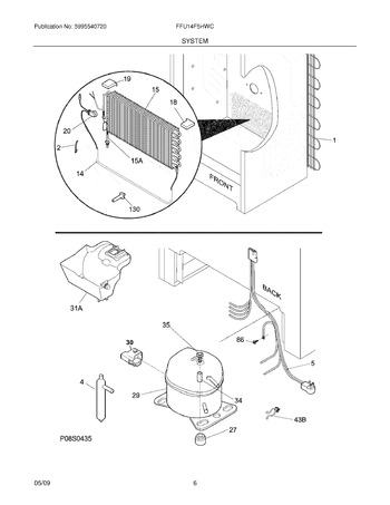 Diagram for FFU14F5HWC