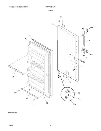 Diagram for FFU14M5HWB