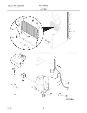 Diagram for FFU17F5HWC