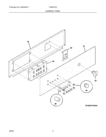 Diagram for FGB24T3ESE