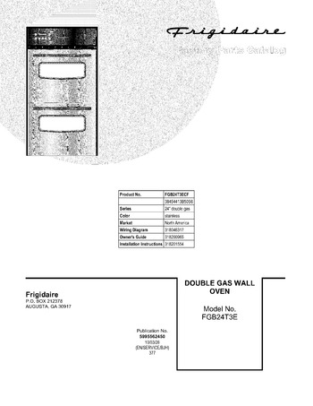 Diagram for FGB24T3ECF