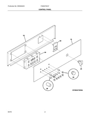 Diagram for FGB24T3ECF