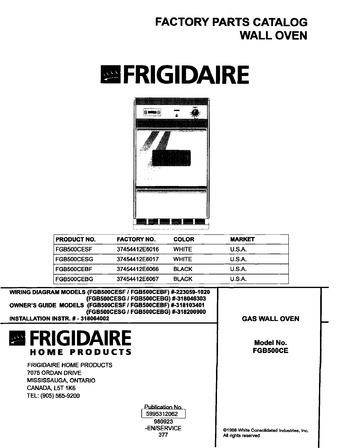 Diagram for FGB500CEBF