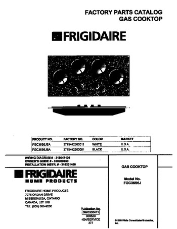 Diagram for FGC36S6JBA