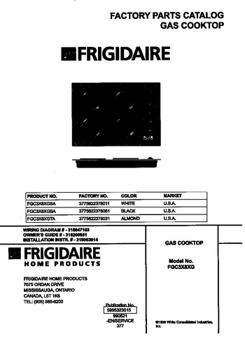 Diagram for FGC3X8XGTA