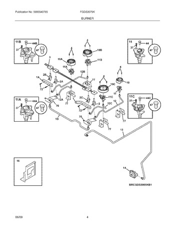 Diagram for FGDS3075KBA