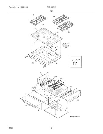 Diagram for FGDS3075KBA