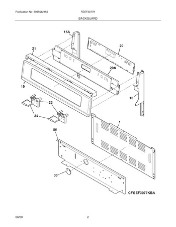 Diagram for FGEF3077KWA