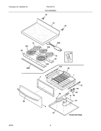 Diagram for FGEF3077KWA