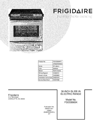 Diagram for FGES3065KFC