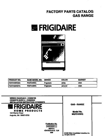 Diagram for FGF316WGTA