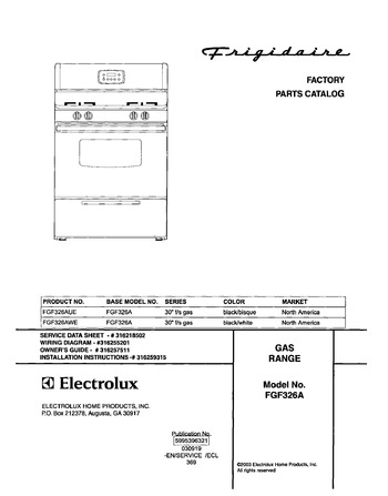 Diagram for FGF326AWE