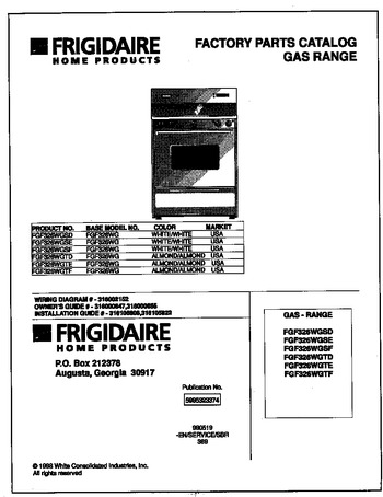 Diagram for FGF326WGTE