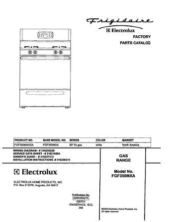 Diagram for FGF350MXASA