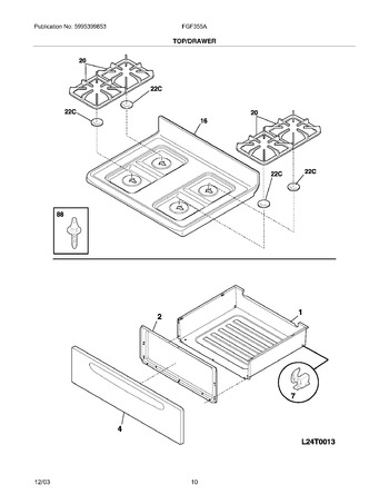 Diagram for FGF355AWE