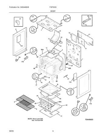 Diagram for FGF355DWD