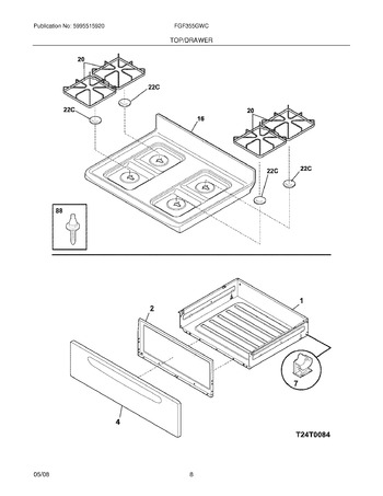 Diagram for FGF355GWC