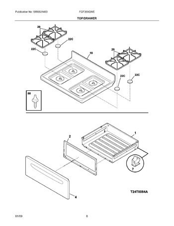 Diagram for FGF355GWE