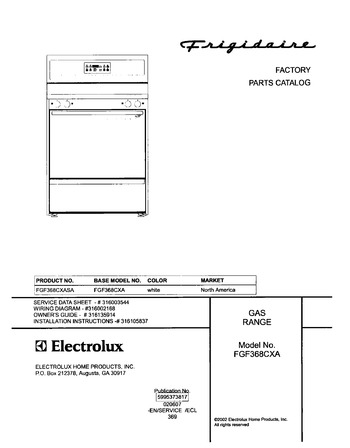 Diagram for FGF368CXASA