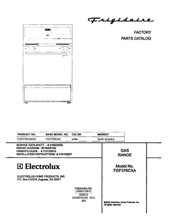 Diagram for FGF376CXASA