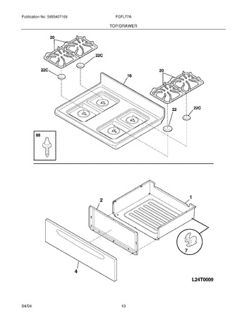 Diagram for FGFL77ASH