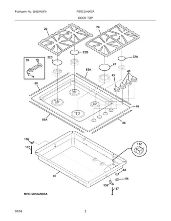 Diagram for FGGC3045KSA