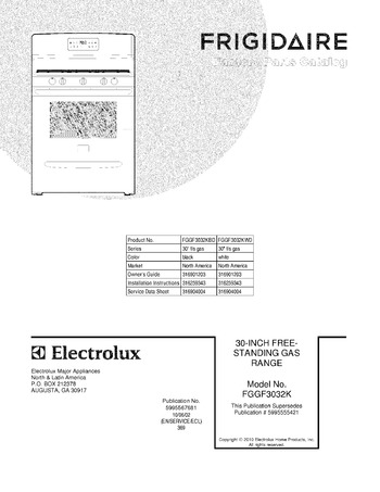 Diagram for FGGF3032KWD