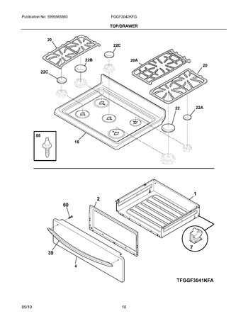 Diagram for FGGF3042KFG