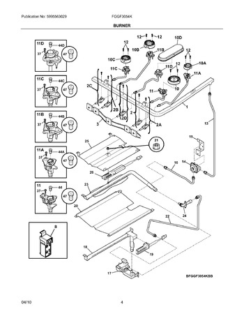 Diagram for FGGF3054KBF